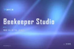 查库也要有颜值，Beekeeper Studio 是轻量 SQL 客户端