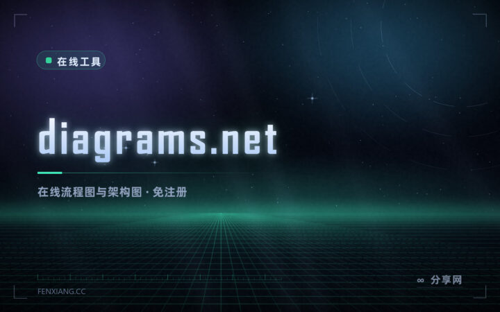 画流程图不用装软件：draw.io 免费在线，图还能只存自己电脑