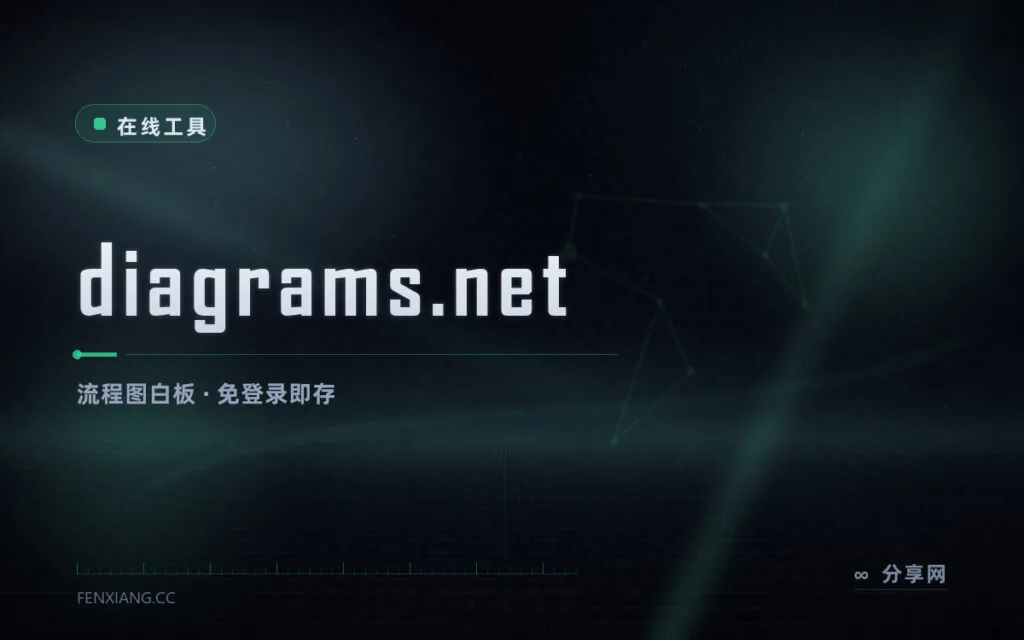 画流程图就认它：diagrams.net 开源白板，免登录