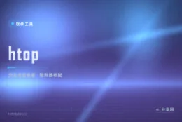 服务器出事先看它：htop 交互式进程查看器，比 top 好用一代