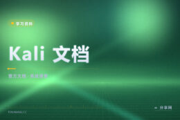 装完 Kali 不会用：官方文档教你怎么配