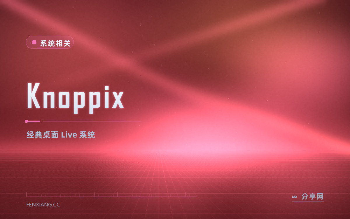 Knoppix 功能与界面概览 — 经典桌面 Live 系统