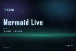 用文字画流程图：Mermaid 在线编辑器，改一行图就变