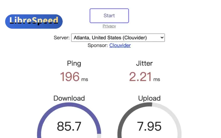 怕测速数据被收走？LibreSpeed 开源可自建，在自己服务器上测