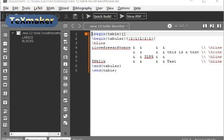 写论文公式不再手抖：TeXmaker 开源免费，LaTeX 排版一站搞定