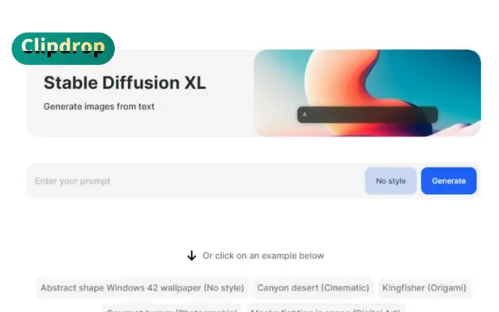 Clipdrop 在线 AI 修图：抠图去物放大，免费档上传服务器限次