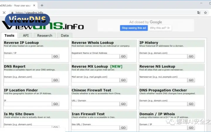 域名背后藏了什么？ViewDNS.info 一把梭查 WHOIS、反查与历史
