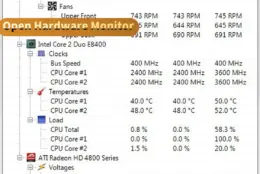 电脑里每度电每度温都看得见：Open Hardware Monitor 开源，实时监控硬件
