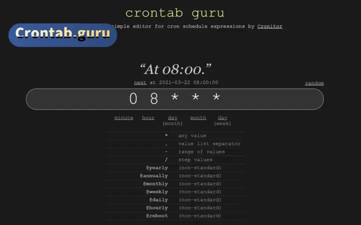 Cron 表达式看不懂？Crontab.guru 一句话说出它何时触发