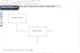 画架构图不想装软件？ASCIIFlow 用字符在浏览器里拖出流程图