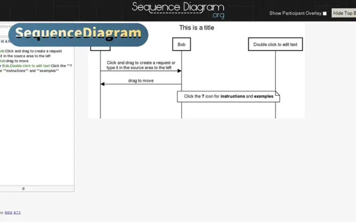 讲不清调用顺序？SequenceDiagram.org 用文本画出标准时序图