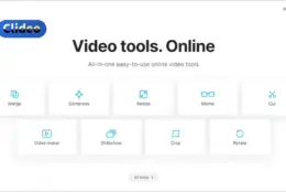 Clideo 在线视频编辑：剪辑合并压缩转格式，免费档上传限次