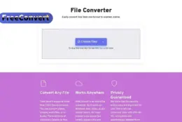 FreeConvert 网页格式转换：音视频图片文档在线转，免登录