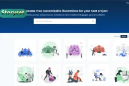 做 PPT 海报头图要成组插画：Storyset 免费插画讲故事感强
