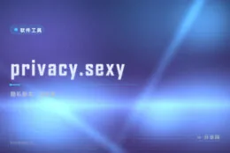 看得见改了什么：privacy.sexy 生成 Windows 隐私优化脚本