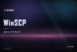 往服务器传文件不用敲命令：WinSCP 开源免费，图形化 SFTP 客户端